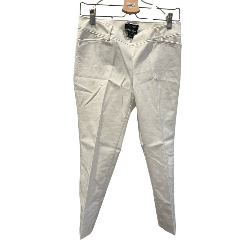 White House Black Market Slim Women's Pants Size 4R Cream‎